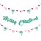 Big Dot of Happiness Elf Squad - Kids Elf Christmas Party Letter Banner Decoration - 36 Banner Cutouts and Merry Christmas Banner Letters